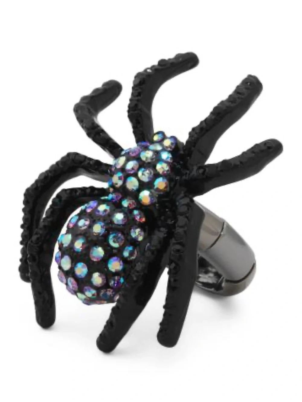 Betsey Johnson NWT Purple Gem Spider Cocktail Ring